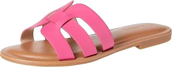 The Drop Women's Monika Sandal-Pink