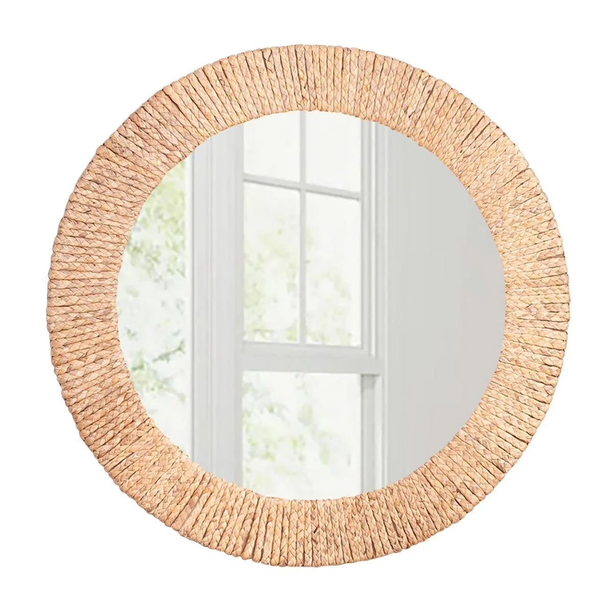 Straw Ropes Wall Mirror