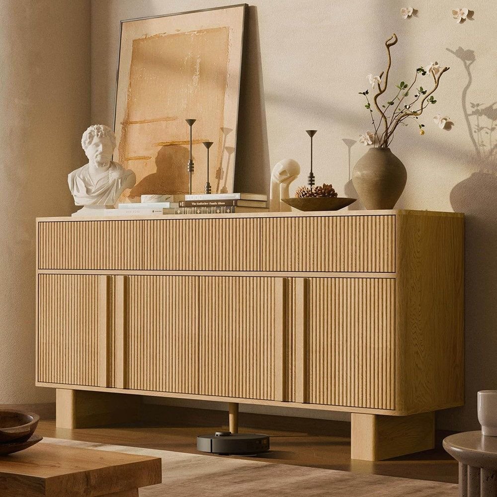Modern Sideboard With 3 Drawers and 4 Door