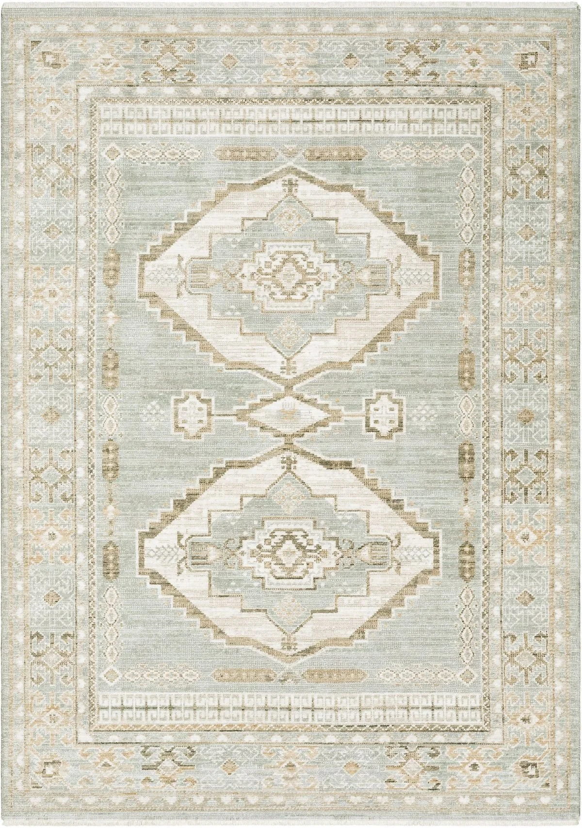Lola LLA04 Brown-Pale Blue Area Rug