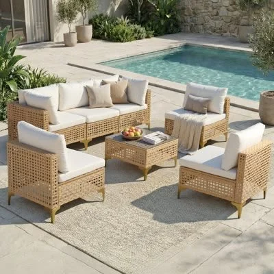 7 Piece Modular Patio Set