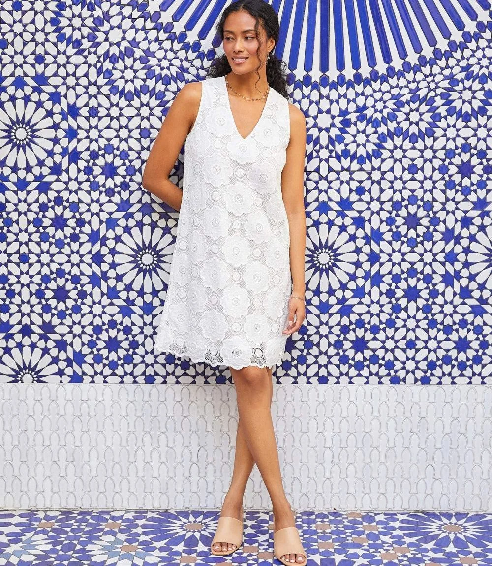 Sleeveless Crochet Dress