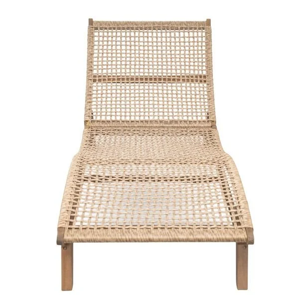 Elanora Outdoor Acacia Wood Annd Wicker Woven Sun