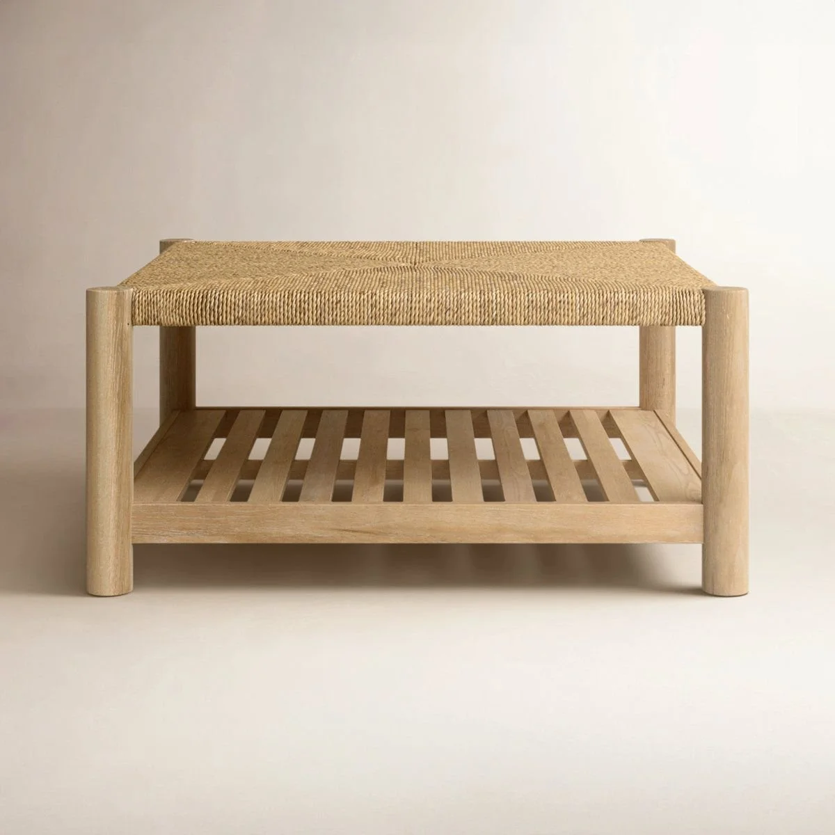 Lana Woven Square Coffee Table