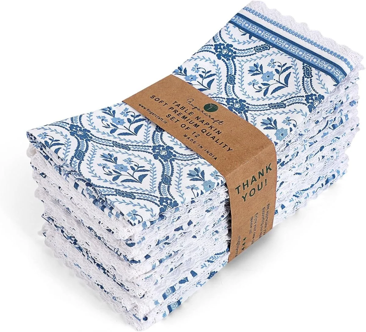 Fingercraft Dinner Cloth Napkin Cotton Blend.jpg