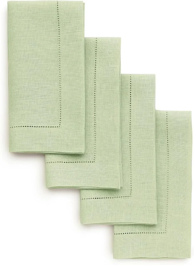 Solino Home Linen Napkins Set of 4-Sage Green.jpg