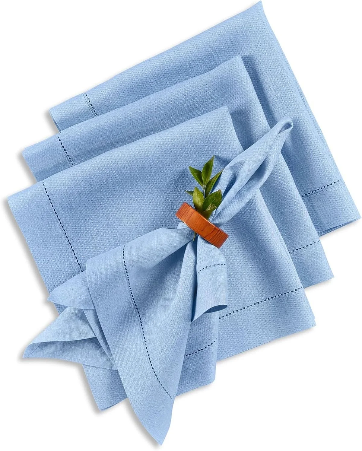 Solino Home Natural Linen Napkins-Cornflower Blue.jpg