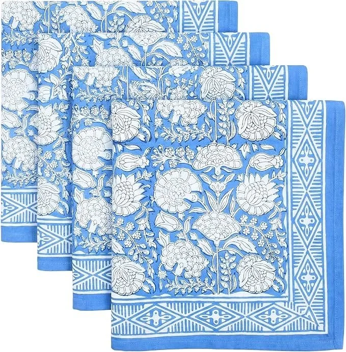 Cornflower Blue and White Dinner Napkins 41426.jpg
