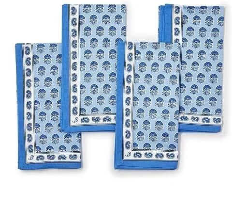 Chinoiserie Blue Block Print Cloth Napkins.jpg