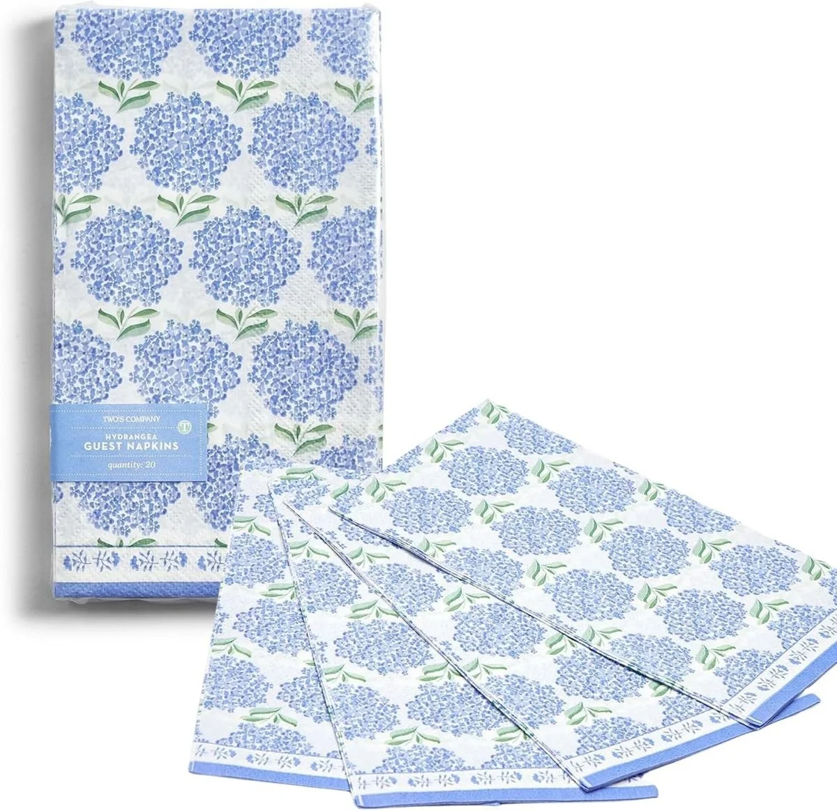 Two's Company Hydrangea 3 Ply Paper Napkins.jpg