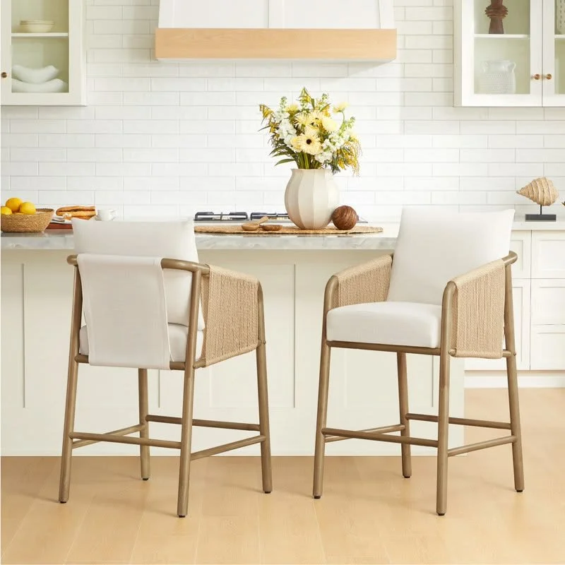 George Oliver Upholstered Layered Wood and Rope Counter Stools.jpg