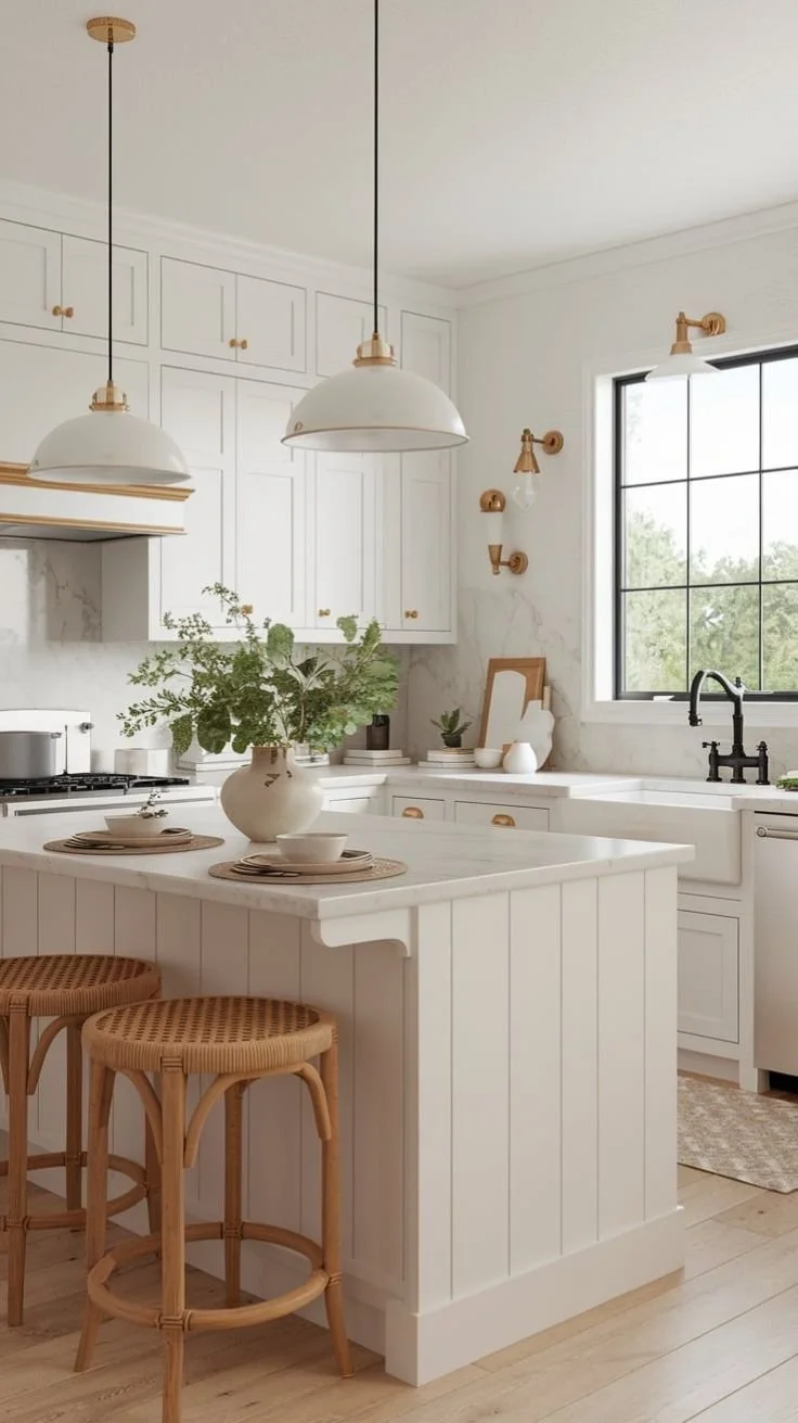 30 Modern Coastal Kitchens Featuring White and Neutral Accents — free download