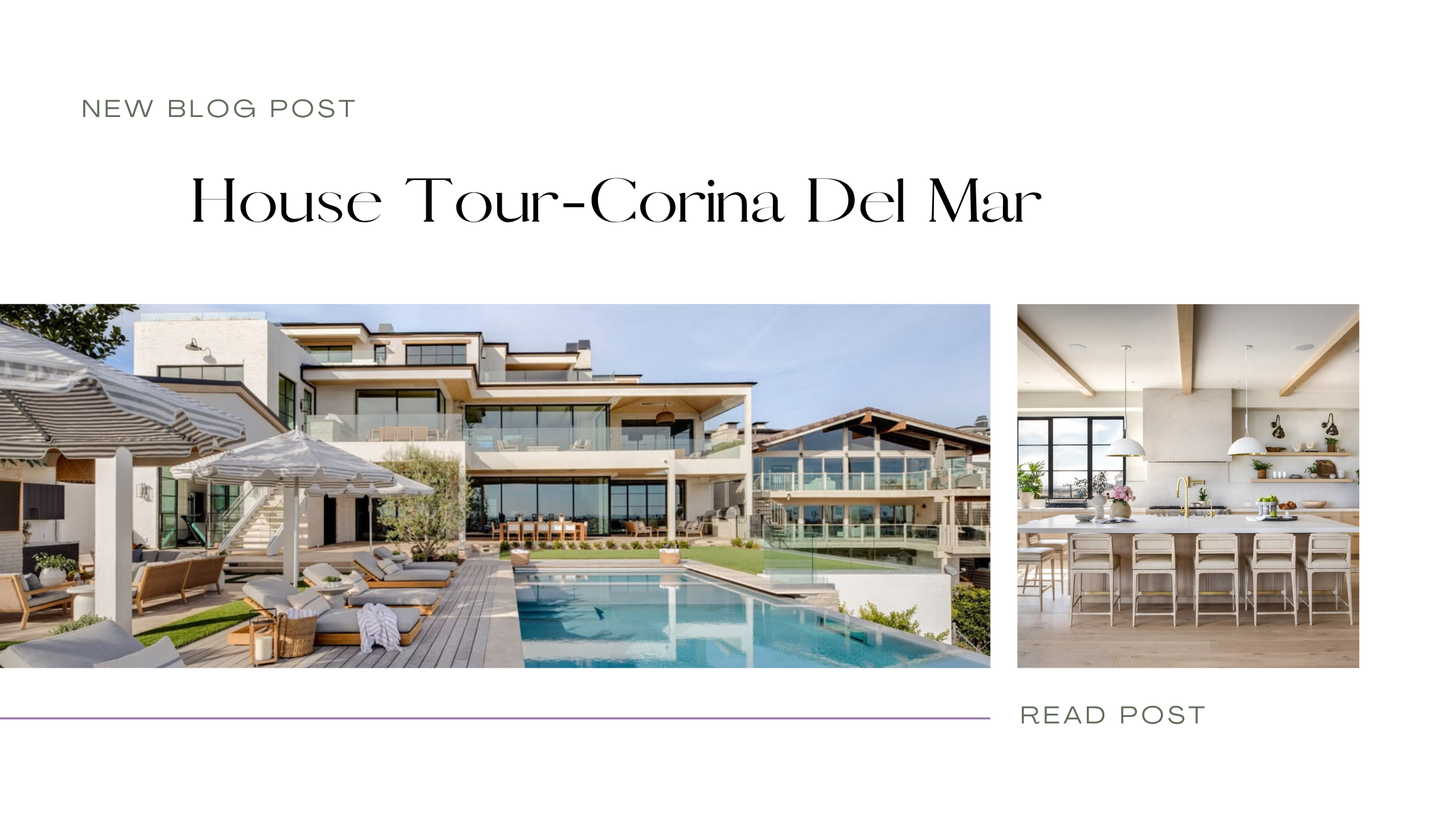 A Gorgeous Modern Coastal California Home is today's current  house tour