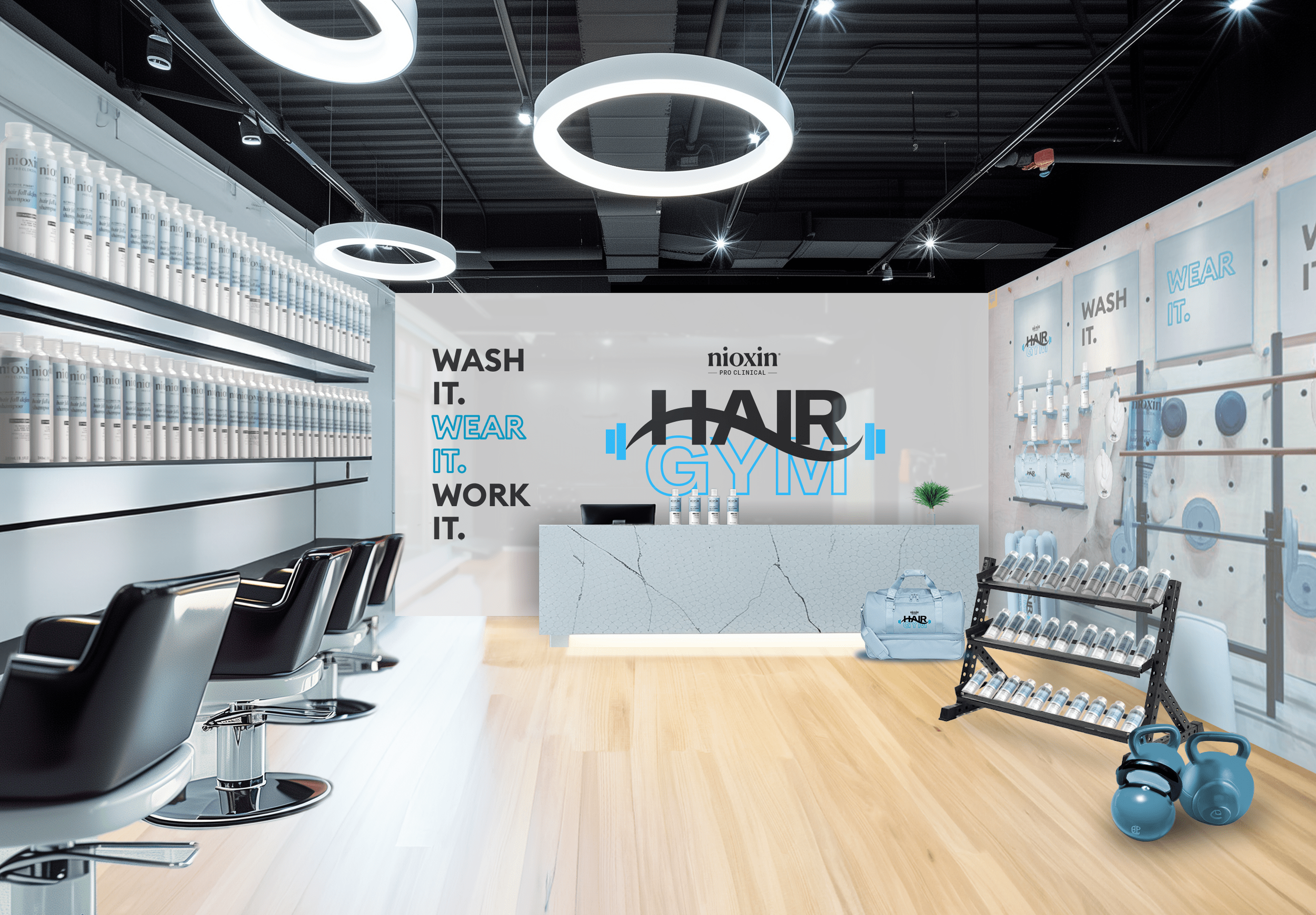 Hair Gym | Mockup
