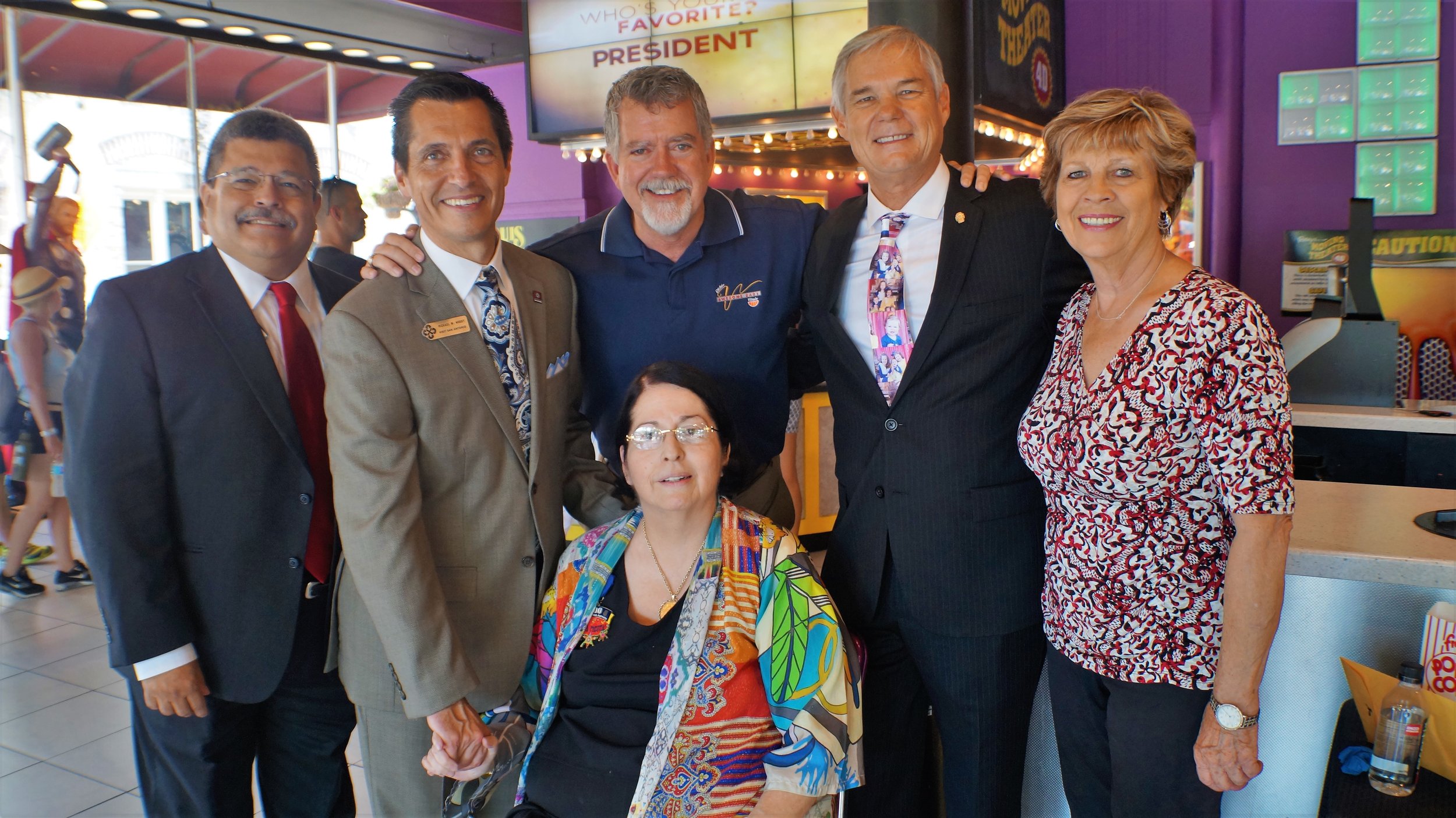 CPRA INC organized 30th Anniversary press conference for Tourism Industry stalwarts Louis Tussaud's Waxworks on Alamo Plaza and Ripley's Entertainment 