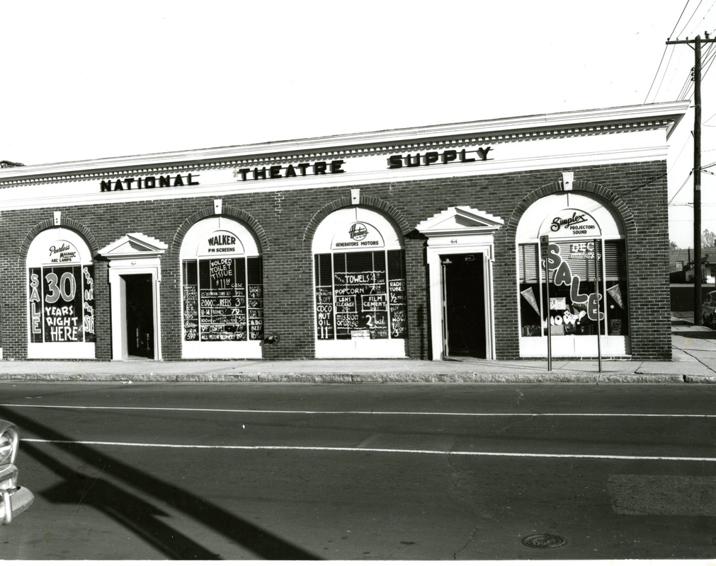 An area of one-story buildings along Second Street between Vance and GE Patterson was known as "Film Row" serving as the distribution center for all of the major motion picture studios - MGM, Paramount, Warner Brothers, 20th Century Fox and more.