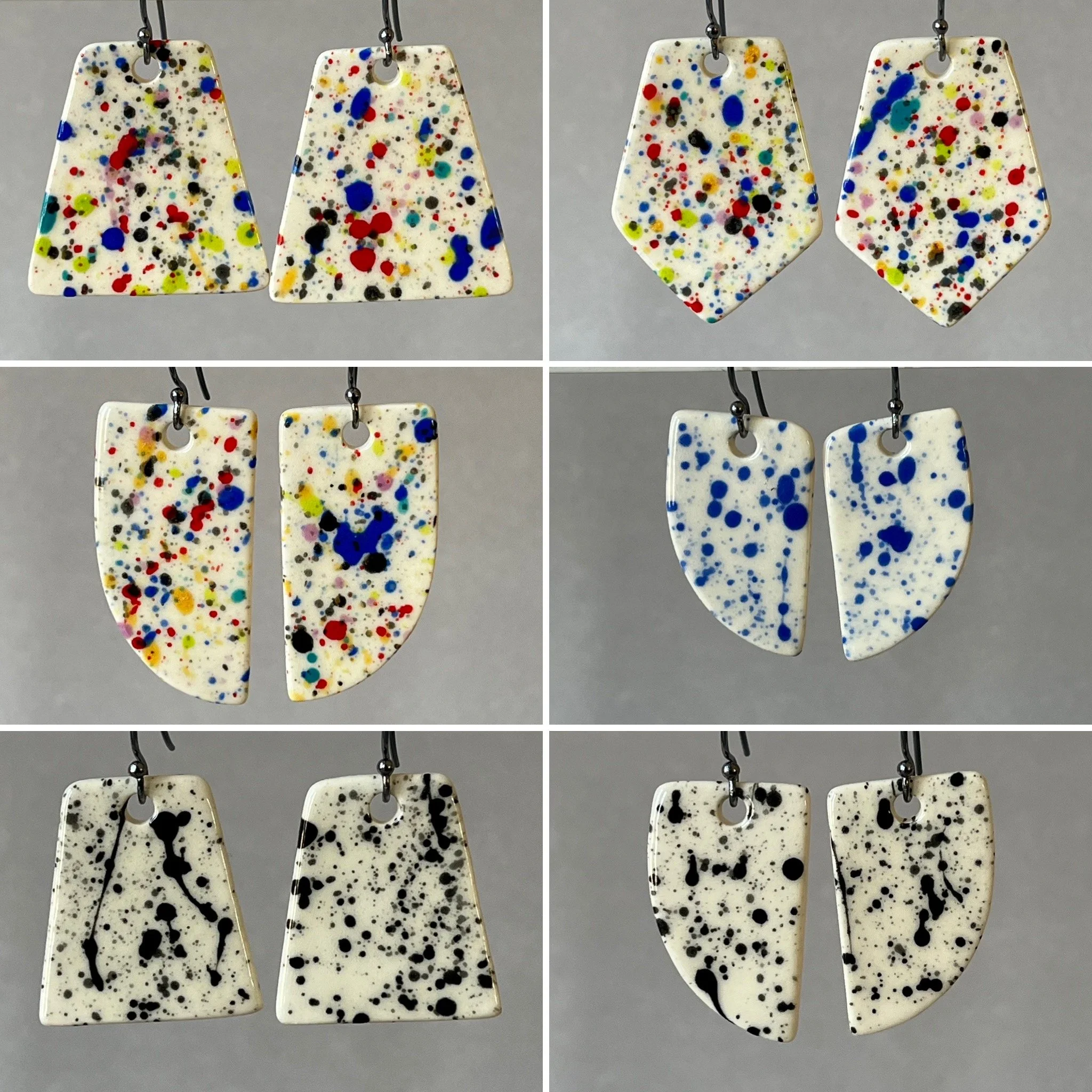 Splatter Earrings