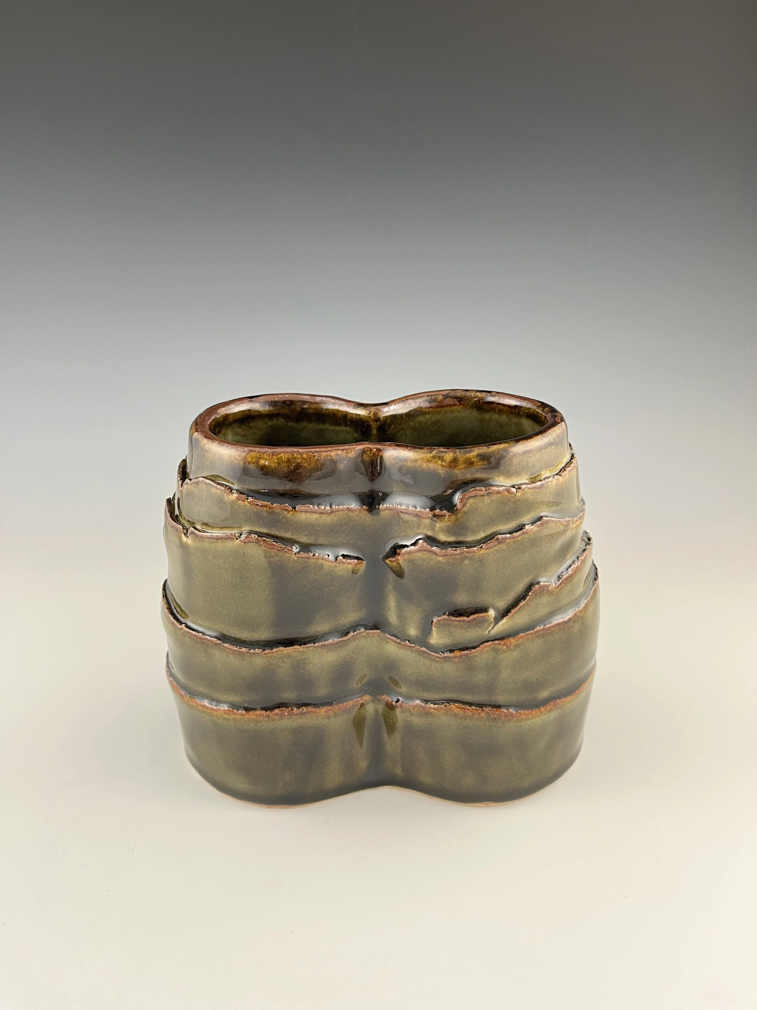   Canyon   5.5” H x 6.5” x 3.5” 