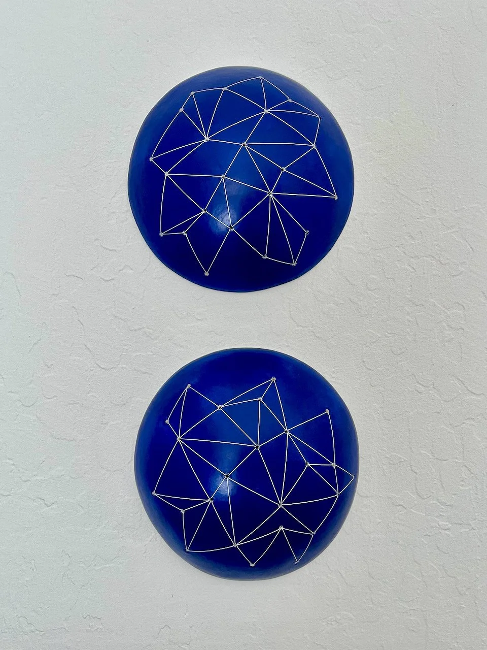 The Dreamers, ceramic, thread, 20” x 9” x 2.25” (duo) - SOLD
