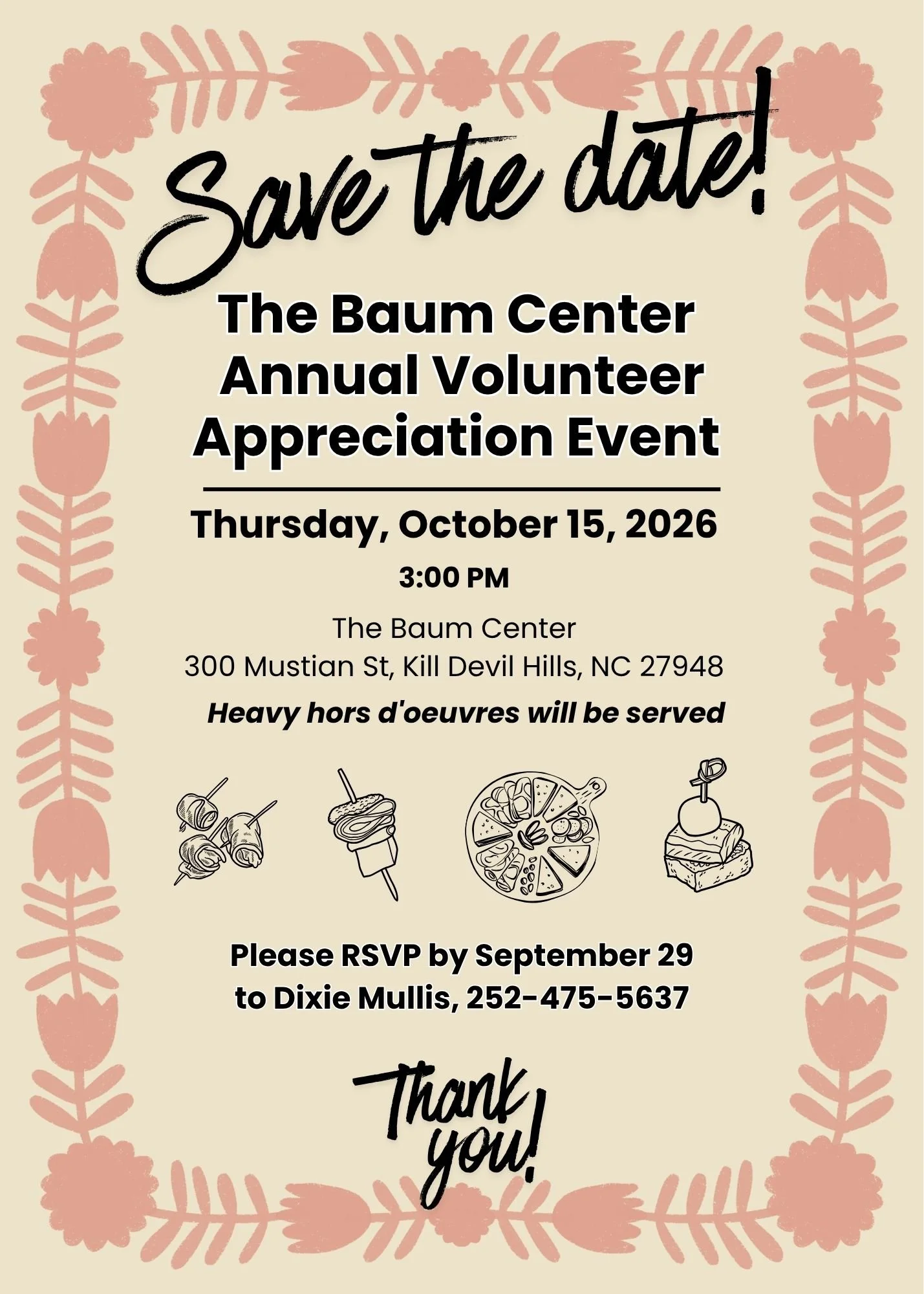 Baum Center Volunteer Appreciation Event