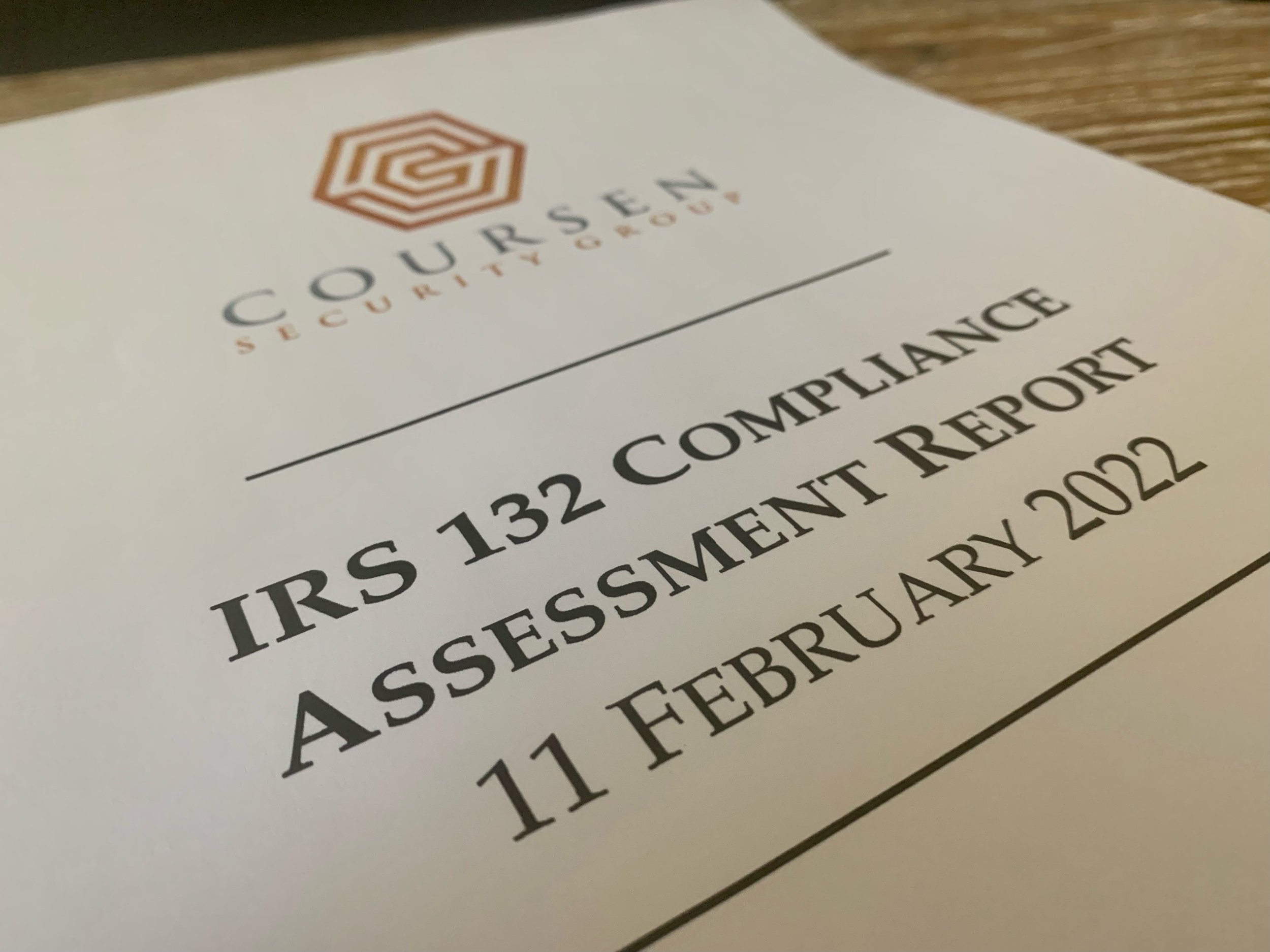 IRS 132 Compliance Assessment — Coursen Security Group