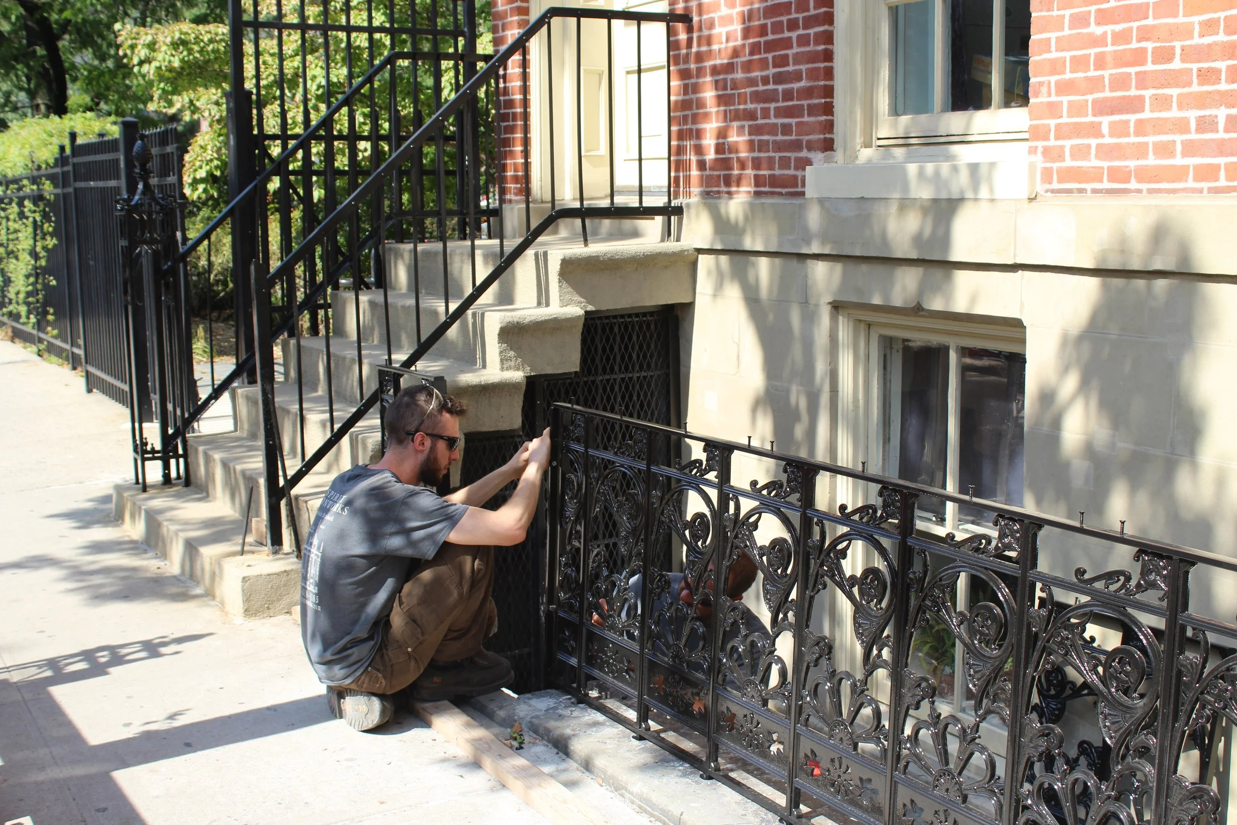 Henry St Settlement LPC Ironwork Install.JPG