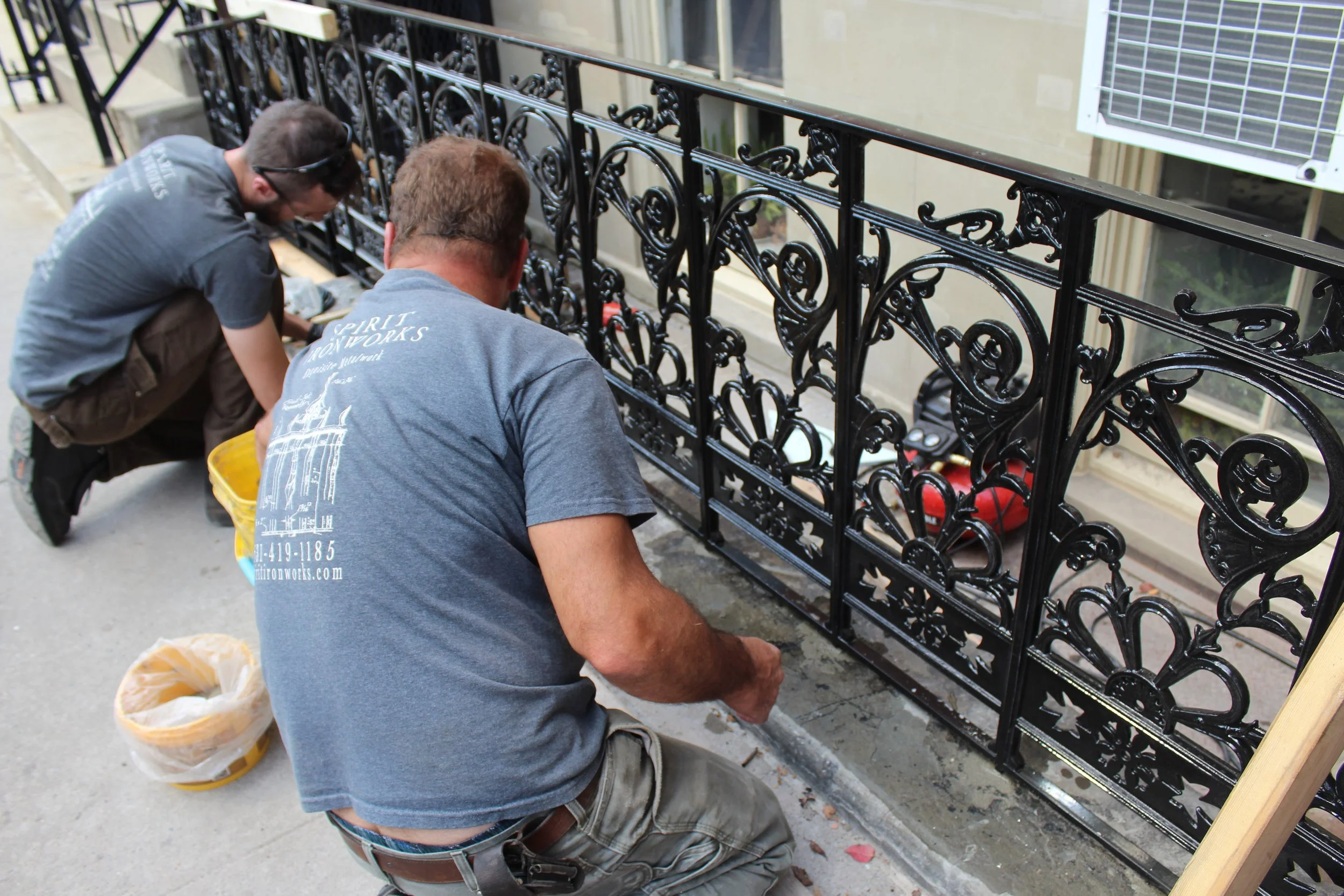 Historic Ironwork Restored and Reinstalled.JPG