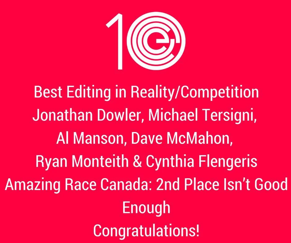 Best Editing in Reality/Competition