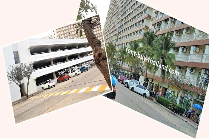 Jomtien Beach Condo Undercover Parking and Shops