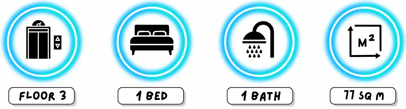 1 bedroom condo at Nordic Park Hill Pratumnak 77 sqm Pattaya real estate for sale and rent