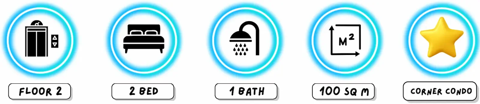 large 2 bed corner condo Baan Suan Lalana Jomtien Pattaya 100 sqm floor 2 near beach