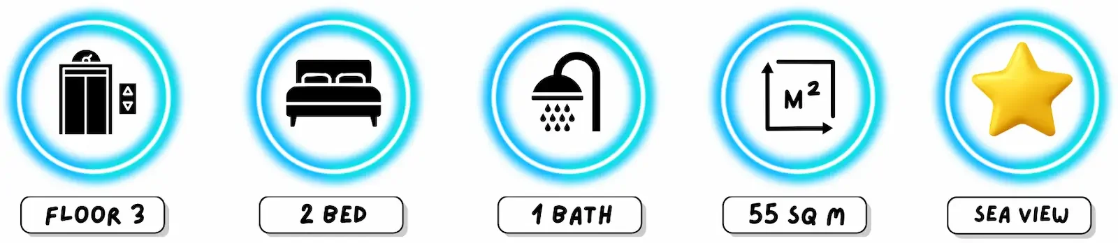 2 bedroom sea view condo at Dusit Grand Condo View Jomtien Beach low floor