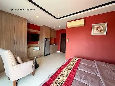 Studio condo Pratumnak for sale, Pool view condo for rent, Pratumnak real estate