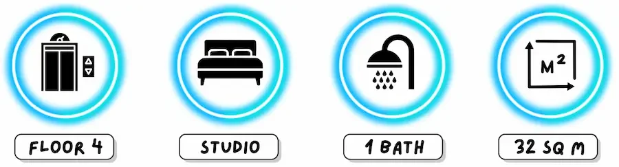 Studio condo for sale and rent at View Talay Jomtien Pattaya close to the beach