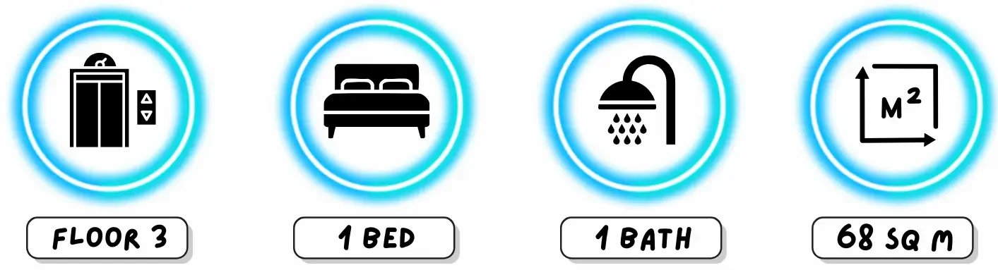 1 bedroom beachfront apartment at Jomtien Beach Condominium S1, floor 3 luxury condo for sale in Jomtien Pattaya