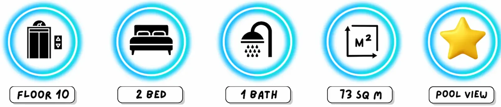 2 bedroom condo Angket Pattaya Jomtien pool view 73 sqm floor 10 near beach