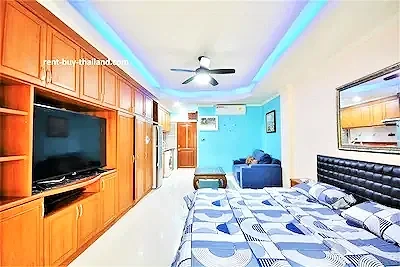 studio for rent, Jomtien condo for rent, low cost condo, for rent Jomtien; Angket; Jomtien Beach