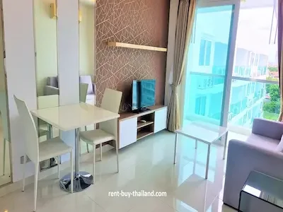 studio condo for sale or rent, pool view, Pattaya real estate