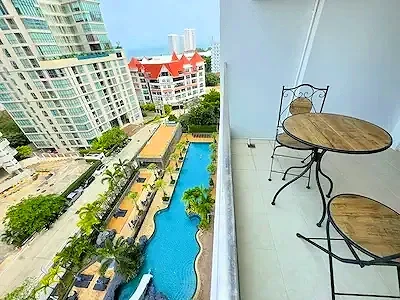 View Talay 5 studio, condo for sale Thappraya Road, large studio condo
