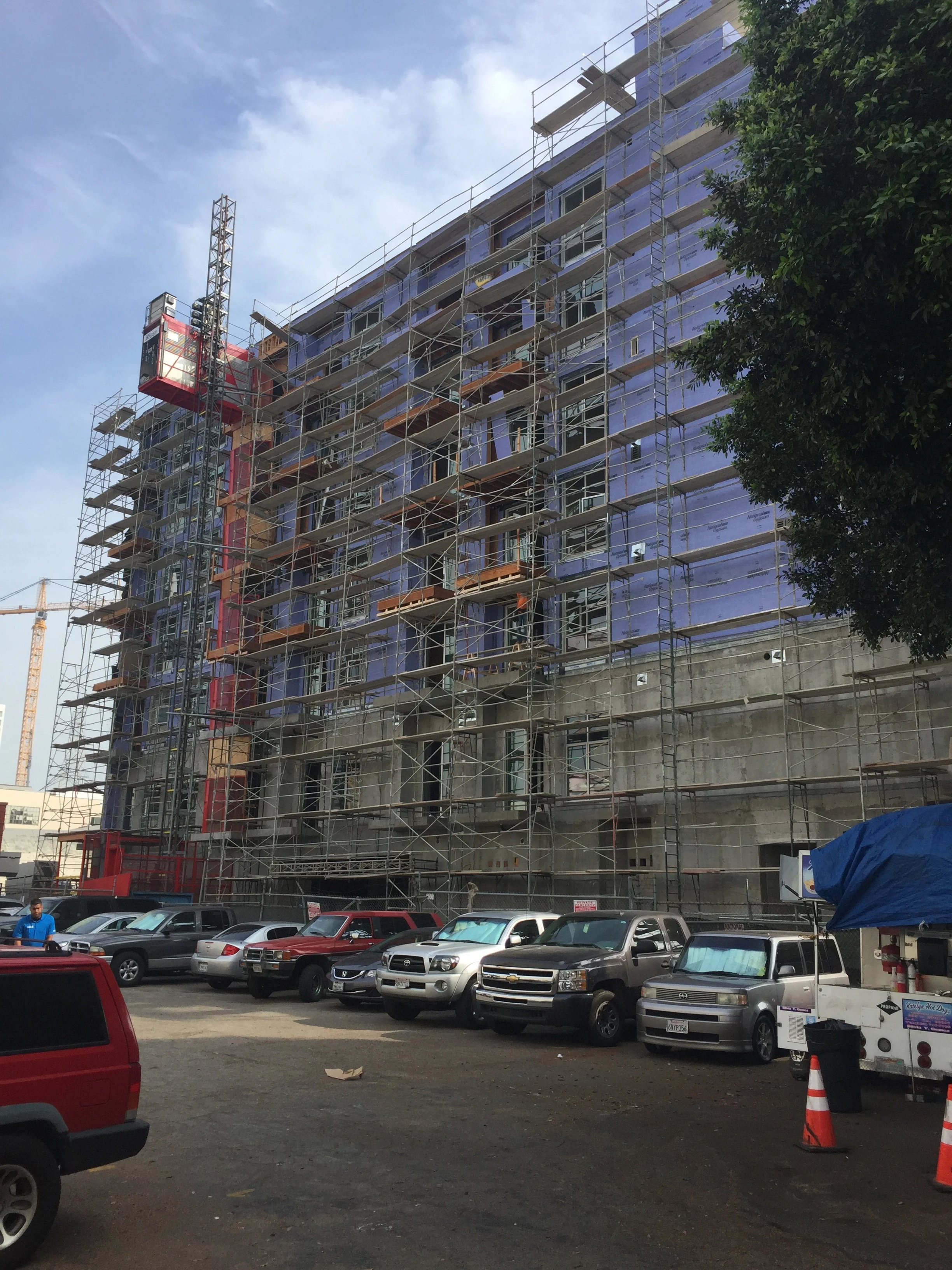 Facade Construction II, Exterior Finish Prep