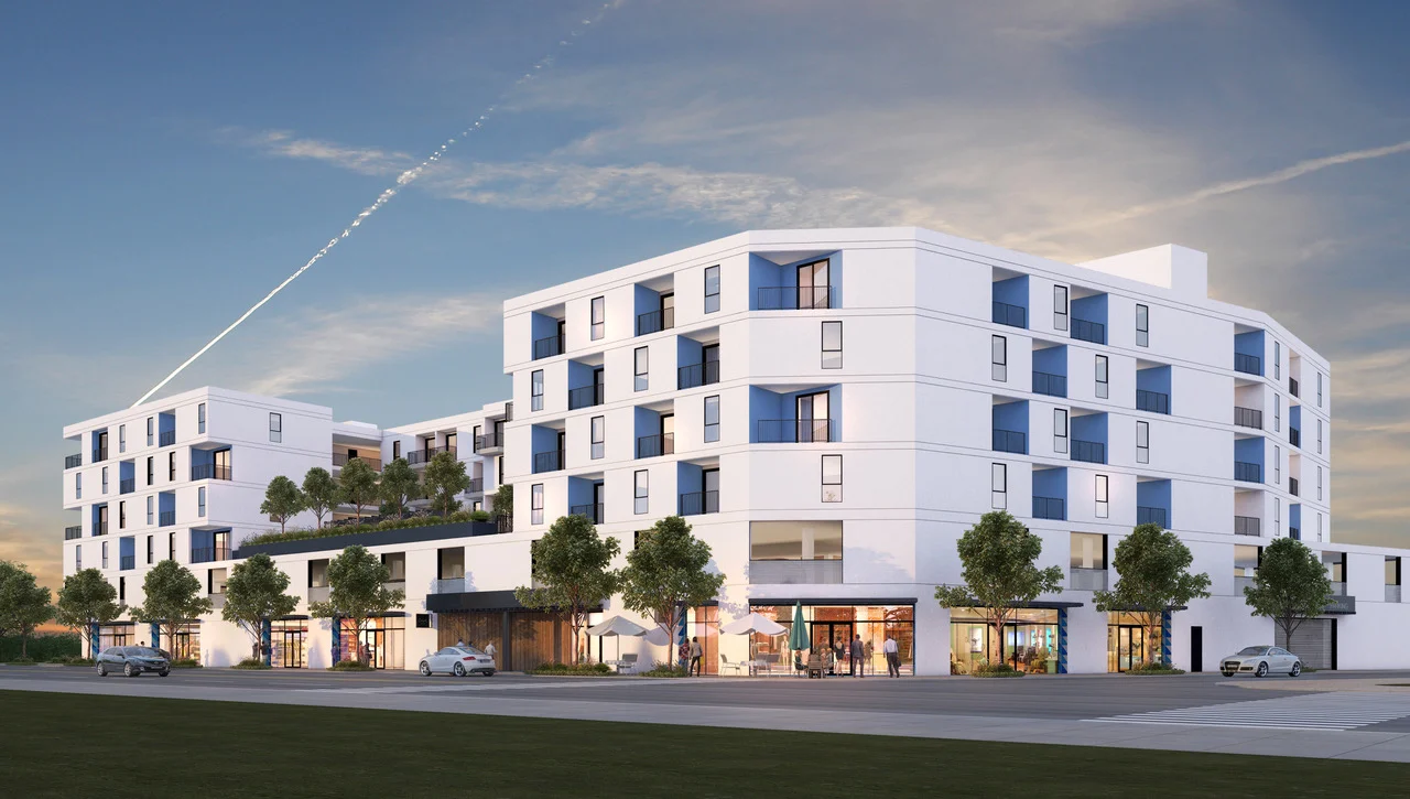 - INCLUSIVE OF 13 UNITS SET ASIDE FOR VERY LOW INCOME TENANTS - 2ND STORY OUTDOOR COURTYARD FOR RESIDENTS - GROUND FLOOR COMMERCIAL SPACE REINVIGORATING HISTORIC WEST ADAMS CORRIDOR