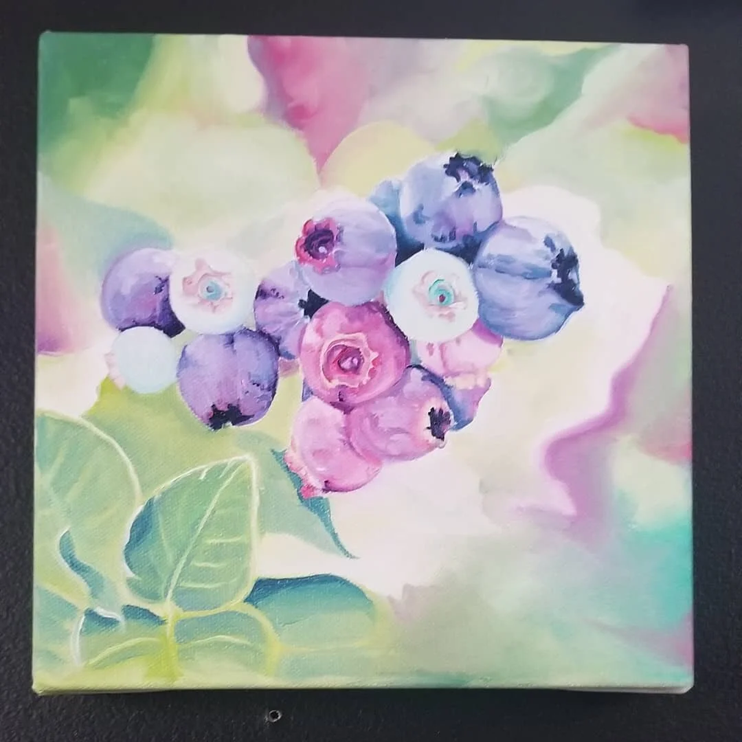Newest piece in oils!
#wildblueberries #oilpainting #feinex #feinexarts #camrosearts #yegarts #localartist