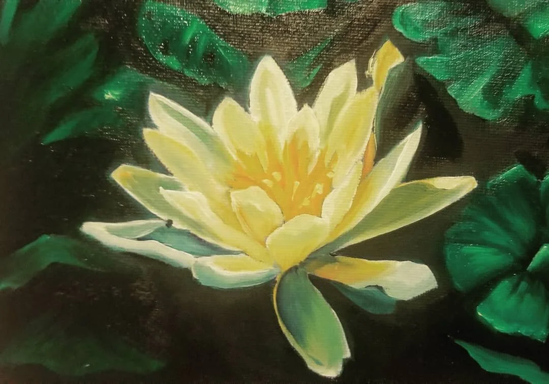 Here's some positive, 2nd piece ever in oil paints. What an amazing medium, and way to spend my time. #feinex #feinexarts #camrosearts #yegarts #localartist #learnsomethingneweveryday #oilpaints #positive
