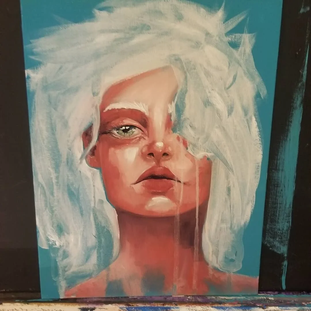 W.i.p. 
First time playing with oils, not done yet, but loving where it's going.