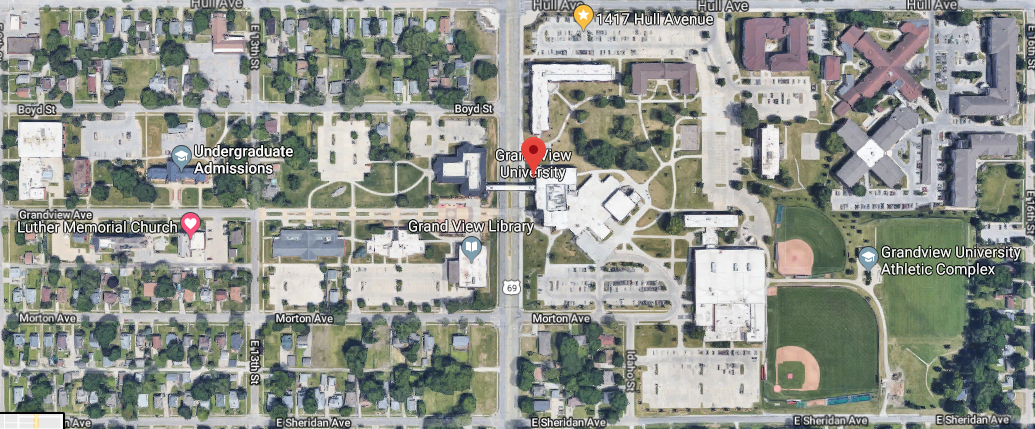 Design Project 3d Map Of Grand View S Campus Sarah Price