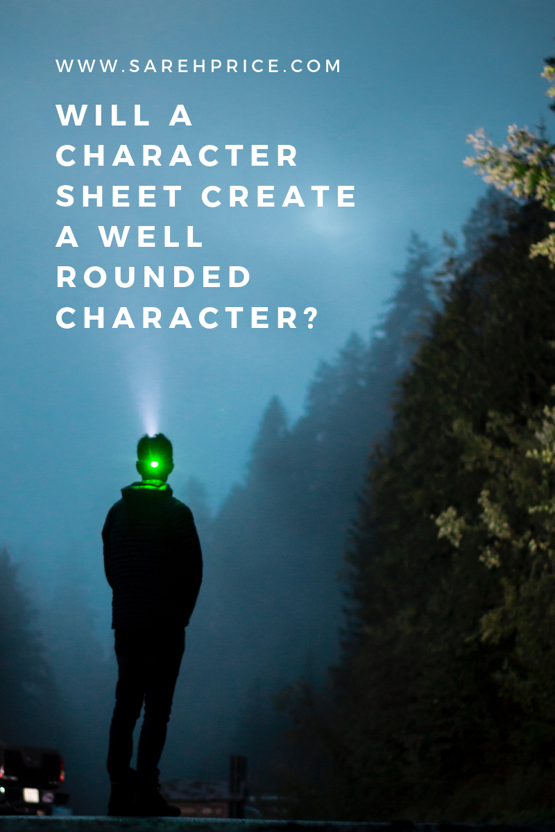 Will a character sheet create a well rounded character?