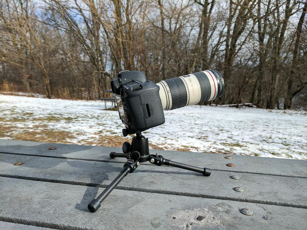 Opening shot of tripod