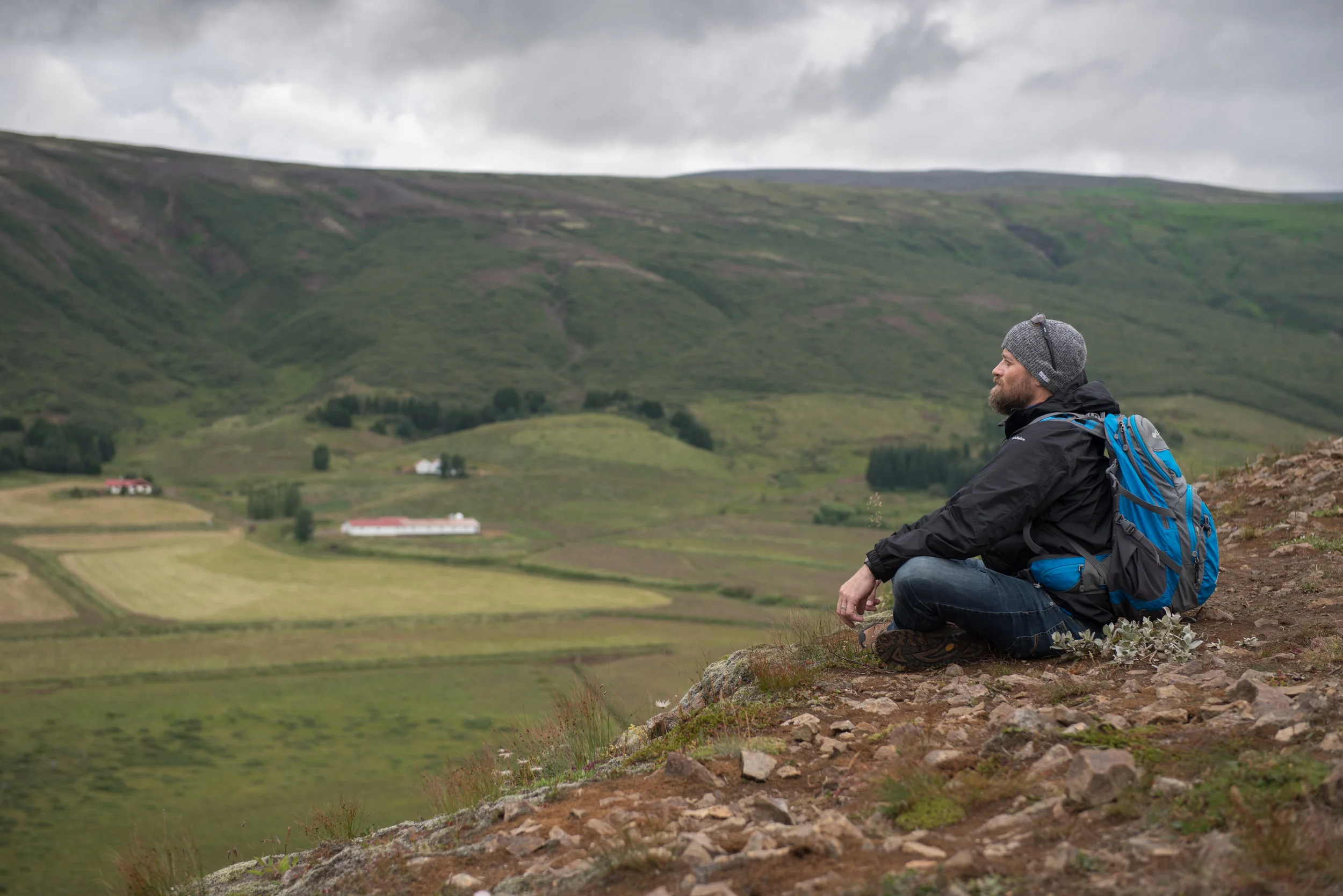 A brief moment of relaxation with Geysir behind me, and Iceland in front of me - Summer of 2016