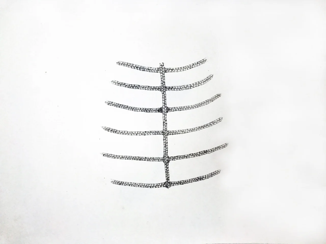    You Will Cross Boundaries  , 2017  pencil on paper, 13.4 x 19.7 in.&nbsp; 