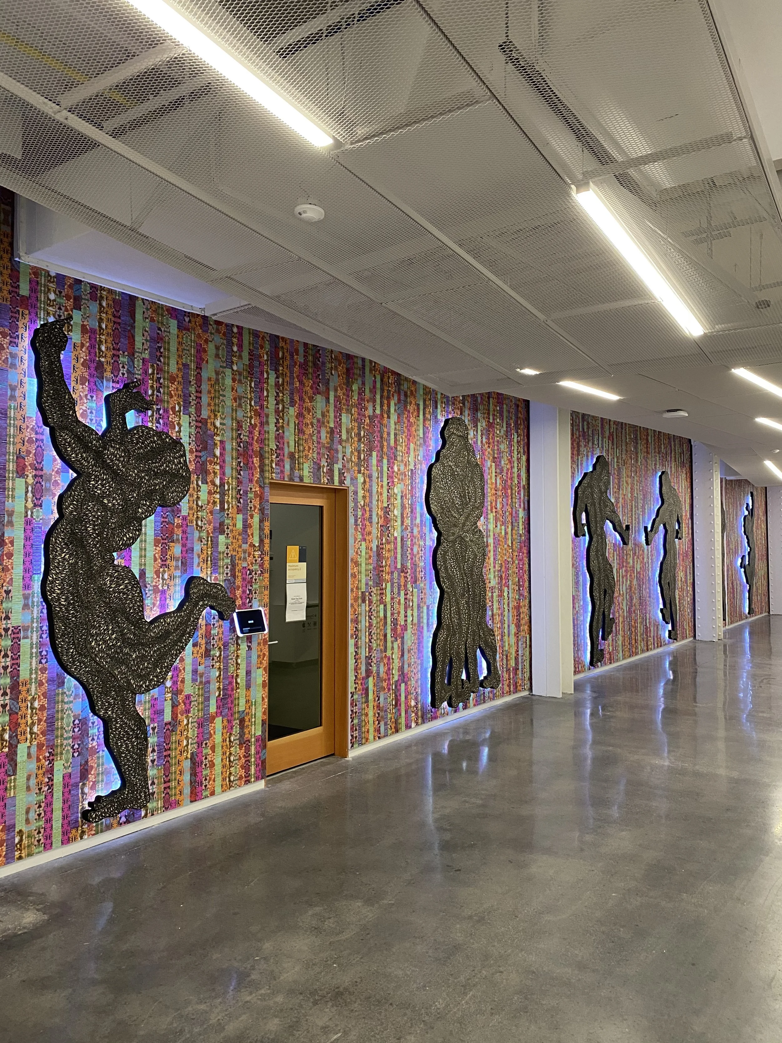 Didier William commission in New York City curated by Medium Tings for Facebook Open Arts, 2021 photo by Owley Studios